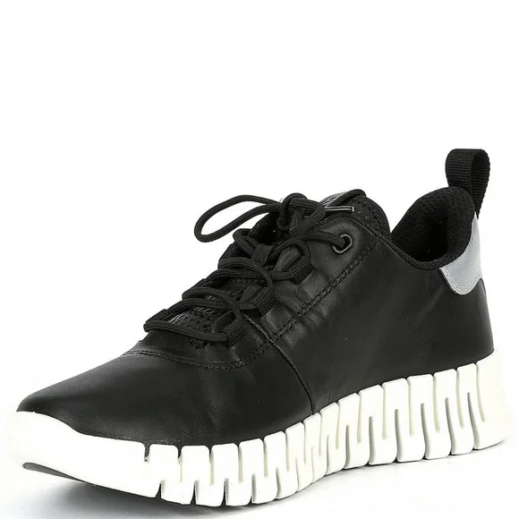 ECCO Gruuv Retro Leather Sneakers - Picture 7 of 10